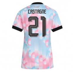 Belgien Timothy Castagne #21 Auswärtstrikot Frauen WM 2026 Kurzarm