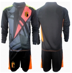 Belgien Torwart Heimtrikot Kinder EM 2024 Langarm (+ kurze hosen)