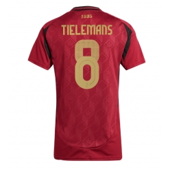 Belgien Youri Tielemans #8 Heimtrikot Frauen EM 2024 Kurzarm