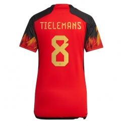 Belgien Youri Tielemans #8 Heimtrikot Frauen WM 2022 Kurzarm