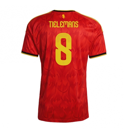 Belgien Youri Tielemans #8 Heimtrikot WM 2026 Kurzarm Belgien Youri Tielemans #8 Heimtrikot WM 2026 Kurzarm