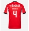 Benfica Antonio Silva #4 Heimtrikot 2025-26 Kurzarm