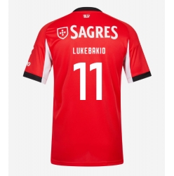 Benfica Dodi Lukebakio #11 Heimtrikot 2025-26 Kurzarm