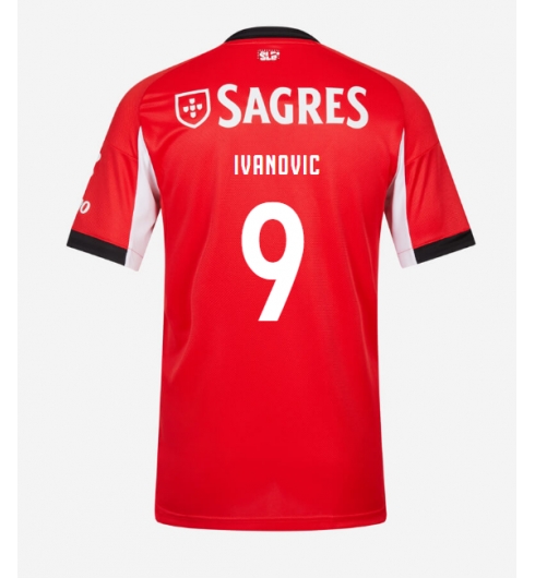Benfica Franjo Ivanovic #9 Heimtrikot 2025-26 Kurzarm Benfica Franjo Ivanovic #9 Heimtrikot 2025-26 Kurzarm