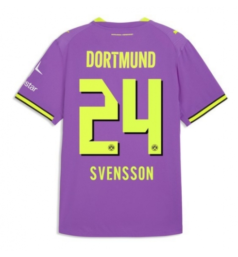 Borussia Dortmund Daniel Svensson #24 3rd trikot 2026-27 Kurzarm Borussia Dortmund Daniel Svensson #24 3rd trikot 2026-27 Kurzarm