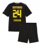 Borussia Dortmund Daniel Svensson #24 Auswärtstrikot Kinder 2026-27 Kurzarm (+ kurze hosen)