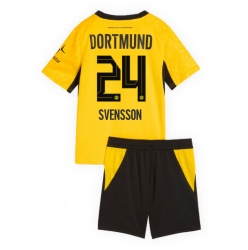 Borussia Dortmund Daniel Svensson #24 Heimtrikot Kinder 2026-27 Kurzarm (+ kurze hosen)