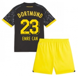 Borussia Dortmund Emre Can #23 Auswärtstrikot Kinder 2023-24 Kurzarm (+ kurze hosen)