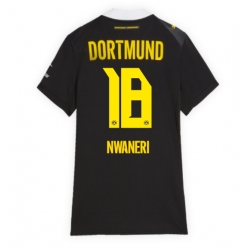 Borussia Dortmund Ethan Nwaneri #18 Auswärtstrikot Frauen 2026-27 Kurzarm