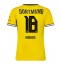 Borussia Dortmund Ethan Nwaneri #18 Heimtrikot Frauen 2026-27 Kurzarm