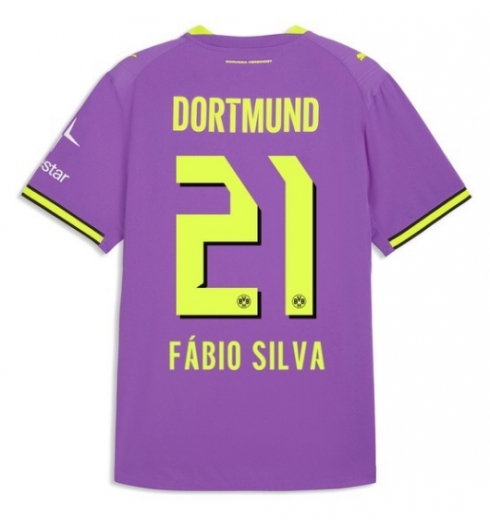 Borussia Dortmund Fabio Silva #21 3rd trikot 2026-27 Kurzarm Borussia Dortmund Fabio Silva #21 3rd trikot 2026-27 Kurzarm