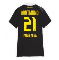 Borussia Dortmund Fabio Silva #21 Auswärtstrikot Frauen 2026-27 Kurzarm