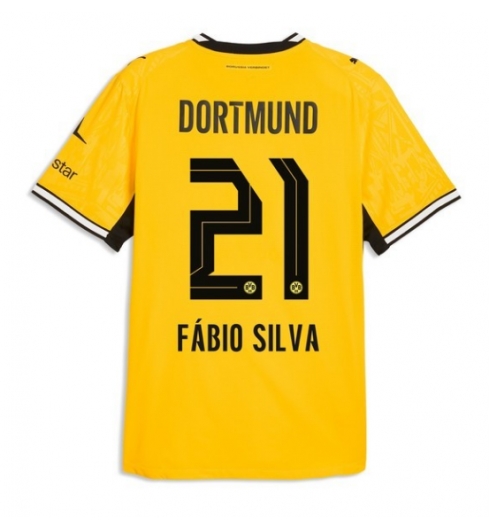 Borussia Dortmund Fabio Silva #21 Heimtrikot 2026-27 Kurzarm Borussia Dortmund Fabio Silva #21 Heimtrikot 2026-27 Kurzarm