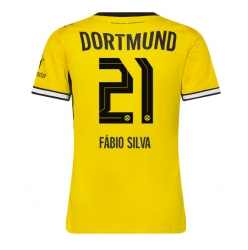 Borussia Dortmund Fabio Silva #21 Heimtrikot Frauen 2026-27 Kurzarm