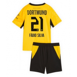 Borussia Dortmund Fabio Silva #21 Heimtrikot Kinder 2026-27 Kurzarm (+ kurze hosen)