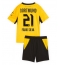 Borussia Dortmund Fabio Silva #21 Heimtrikot Kinder 2026-27 Kurzarm (+ kurze hosen)