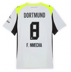 Borussia Dortmund Felix Nmecha #8 Auswärtstrikot 2025-26 Kurzarm
