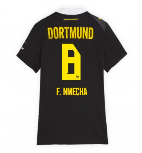 Borussia Dortmund Felix Nmecha #8 Auswärtstrikot Frauen 2026-27 Kurzarm Borussia Dortmund Felix Nmecha #8 Auswärtstrikot Frauen 2026-27 Kurzarm