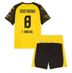 Borussia Dortmund Felix Nmecha #8 Heimtrikot Kinder 2025-26 Kurzarm (+ kurze hosen)