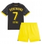 Borussia Dortmund Giovanni Reyna #7 Auswärtstrikot Kinder 2023-24 Kurzarm (+ kurze hosen)