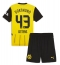 Borussia Dortmund Jamie Bynoe-Gittens #43 Heimtrikot Kinder 2024-25 Kurzarm (+ kurze hosen)