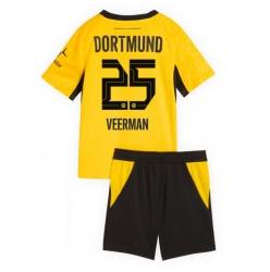 Borussia Dortmund Joey Veerman #25 Heimtrikot Kinder 2026-27 Kurzarm (+ kurze hosen)