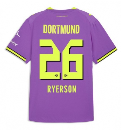 Borussia Dortmund Julian Ryerson #26 3rd trikot 2026-27 Kurzarm Borussia Dortmund Julian Ryerson #26 3rd trikot 2026-27 Kurzarm