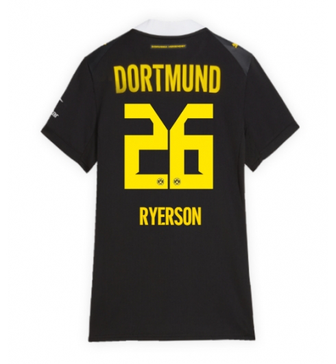 Borussia Dortmund Julian Ryerson #26 Auswärtstrikot Frauen 2026-27 Kurzarm Borussia Dortmund Julian Ryerson #26 Auswärtstrikot Frauen 2026-27 Kurzarm