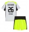 Borussia Dortmund Julian Ryerson #26 Auswärtstrikot Kinder 2025-26 Kurzarm (+ kurze hosen)