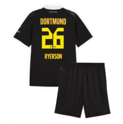 Borussia Dortmund Julian Ryerson #26 Auswärtstrikot Kinder 2026-27 Kurzarm (+ kurze hosen)