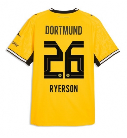 Borussia Dortmund Julian Ryerson #26 Heimtrikot 2026-27 Kurzarm Borussia Dortmund Julian Ryerson #26 Heimtrikot 2026-27 Kurzarm