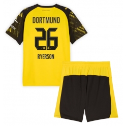 Borussia Dortmund Julian Ryerson #26 Heimtrikot Kinder 2025-26 Kurzarm (+ kurze hosen)