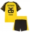 Borussia Dortmund Julian Ryerson #26 Heimtrikot Kinder 2025-26 Kurzarm (+ kurze hosen)