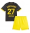 Borussia Dortmund Karim Adeyemi #27 Auswärtstrikot Kinder 2023-24 Kurzarm (+ kurze hosen)