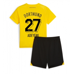 Borussia Dortmund Karim Adeyemi #27 Heimtrikot Kinder 2023-24 Kurzarm (+ kurze hosen)