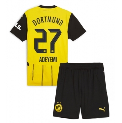 Borussia Dortmund Karim Adeyemi #27 Heimtrikot Kinder 2024-25 Kurzarm (+ kurze hosen)