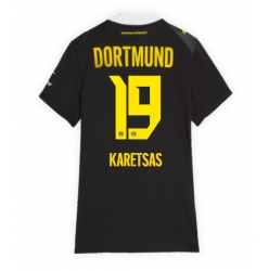 Borussia Dortmund Konstantinos Karetsas #19 Auswärtstrikot Frauen 2026-27 Kurzarm