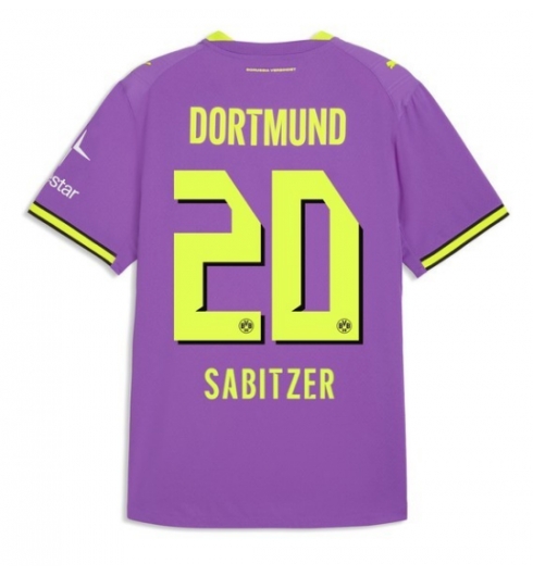 Borussia Dortmund Marcel Sabitzer #20 3rd trikot 2026-27 Kurzarm Borussia Dortmund Marcel Sabitzer #20 3rd trikot 2026-27 Kurzarm