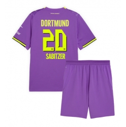 Borussia Dortmund Marcel Sabitzer #20 3rd trikot Kinder 2026-27 Kurzarm (+ kurze hosen)