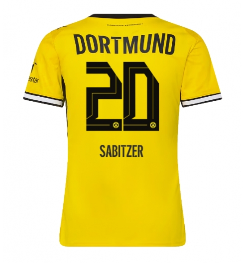 Borussia Dortmund Marcel Sabitzer #20 Heimtrikot Frauen 2026-27 Kurzarm Borussia Dortmund Marcel Sabitzer #20 Heimtrikot Frauen 2026-27 Kurzarm