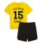 Borussia Dortmund Mats Hummels #15 Heimtrikot Kinder 2023-24 Kurzarm (+ kurze hosen)