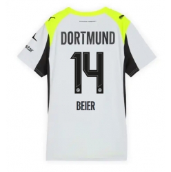 Borussia Dortmund Maximilian Beier #14 Auswärtstrikot Frauen 2025-26 Kurzarm