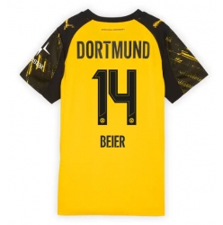 Borussia Dortmund Maximilian Beier #14 Heimtrikot Frauen 2025-26 Kurzarm