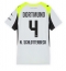 Borussia Dortmund Nico Schlotterbeck #4 Auswärtstrikot Frauen 2025-26 Kurzarm