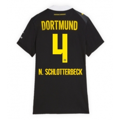 Borussia Dortmund Nico Schlotterbeck #4 Auswärtstrikot Frauen 2026-27 Kurzarm
