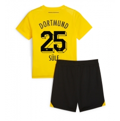 Borussia Dortmund Niklas Sule #25 Heimtrikot Kinder 2023-24 Kurzarm (+ kurze hosen)