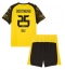 Borussia Dortmund Niklas Sule #25 Heimtrikot Kinder 2025-26 Kurzarm (+ kurze hosen)
