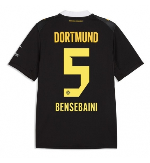 Borussia Dortmund Ramy Bensebaini #5 Auswärtstrikot 2026-27 Kurzarm Borussia Dortmund Ramy Bensebaini #5 Auswärtstrikot 2026-27 Kurzarm