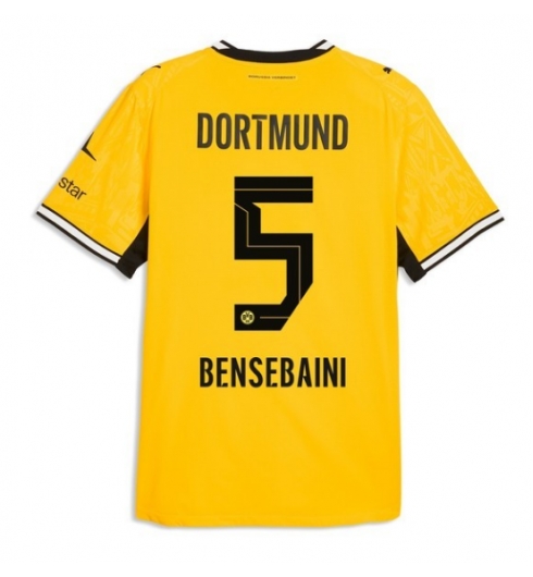 Borussia Dortmund Ramy Bensebaini #5 Heimtrikot 2026-27 Kurzarm Borussia Dortmund Ramy Bensebaini #5 Heimtrikot 2026-27 Kurzarm