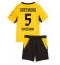 Borussia Dortmund Ramy Bensebaini #5 Heimtrikot Kinder 2026-27 Kurzarm (+ kurze hosen)